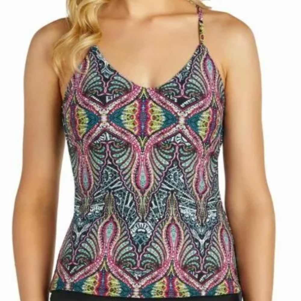 Raisins Macrame Tankini Top